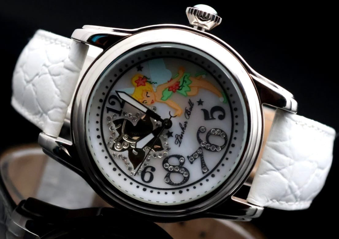 Disney Automatik Uhr Limitierte Edition Tinker Bell Sammlerstück Retro VINTAGE1