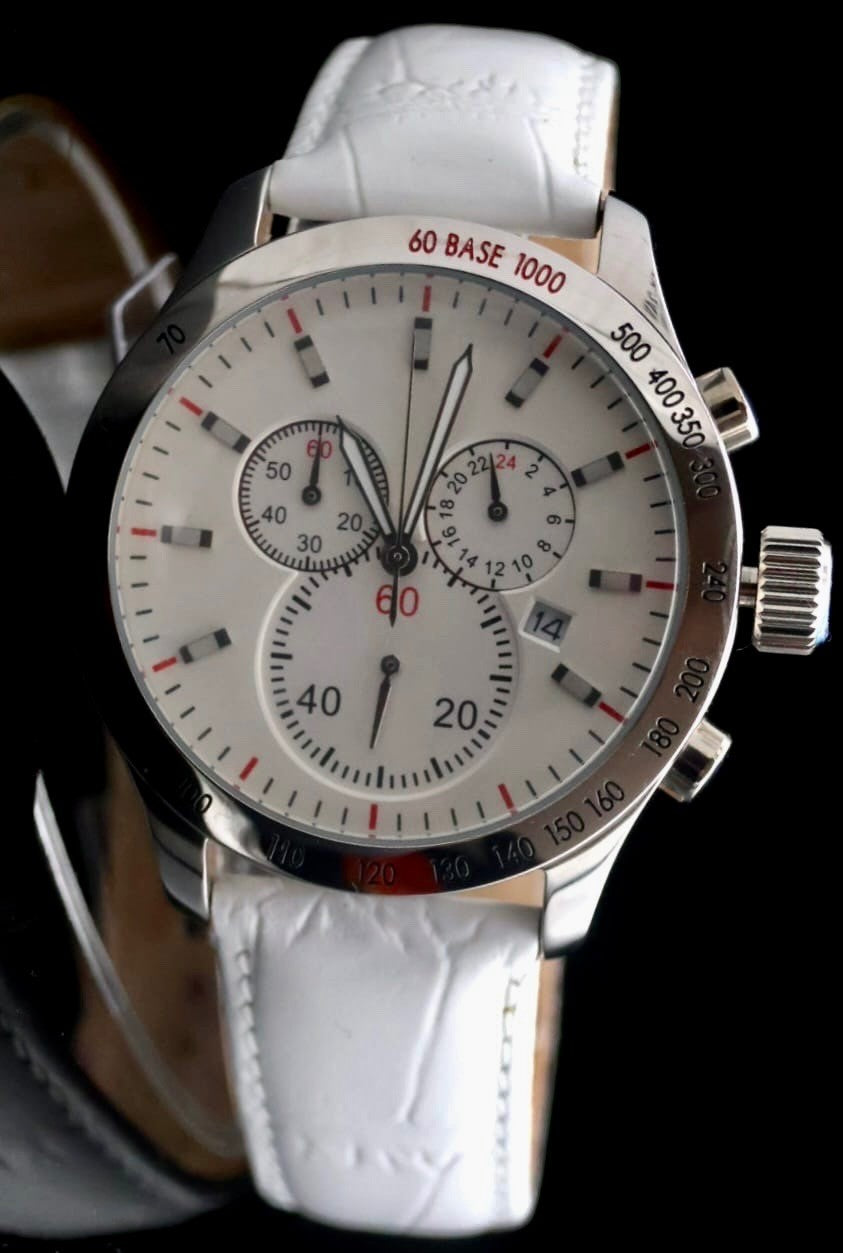 Disney Uhr Chronograph Sammlerstück Datumsanzeige Lederband VINTAGE0