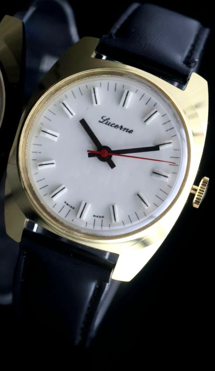 Lucerne Swiss Made Handaufzug Watch Armbanduhr Vintage Sammlerstück *0