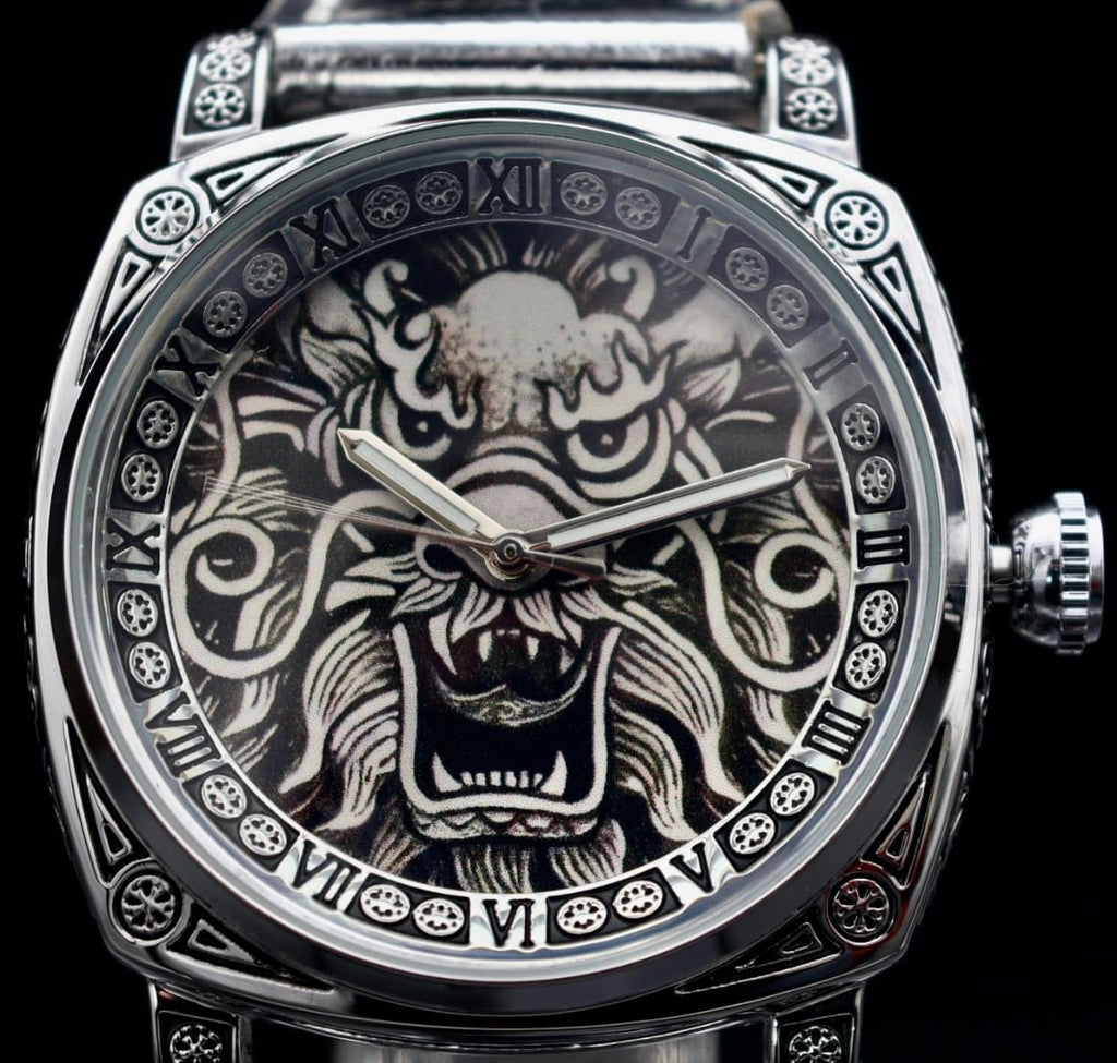 FORSINING Herren Automatikuhr Chinesisch Design Uhr Selten Modisch Silber Farben1