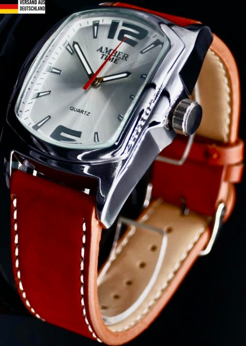 Edle Herren Armband Männer Uhr Analog Quarz NEU *0