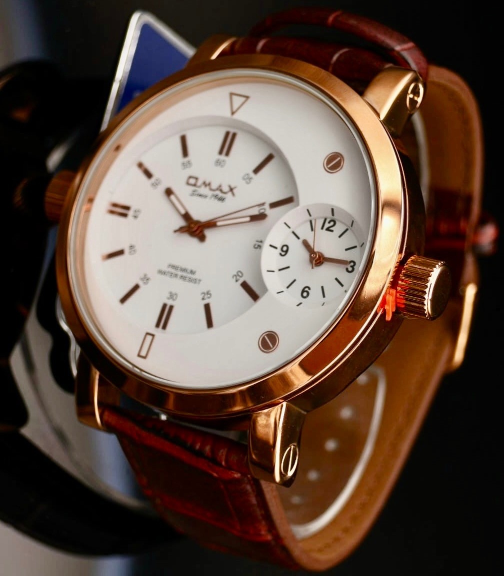 XXL Omax  Monster Watch Herren Armband Uhr XXL Dual Timer NEU0