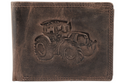 Akzent Leder Geldbörse RFID Schutz  Echtleder Portemonnaie Geldbeutel Traktor *0