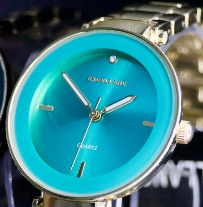 Excellanc Damen Armband Uhr Gold Farben Damenuhr Elegant2