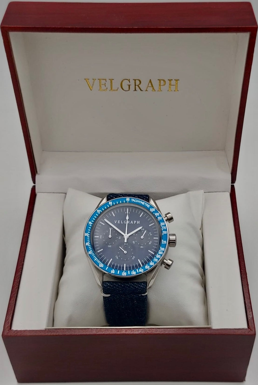 Velgraph - Vintage - Chronograph - Watch – VK63 Mechaquarz - 42 mm - Herrenuhr"3