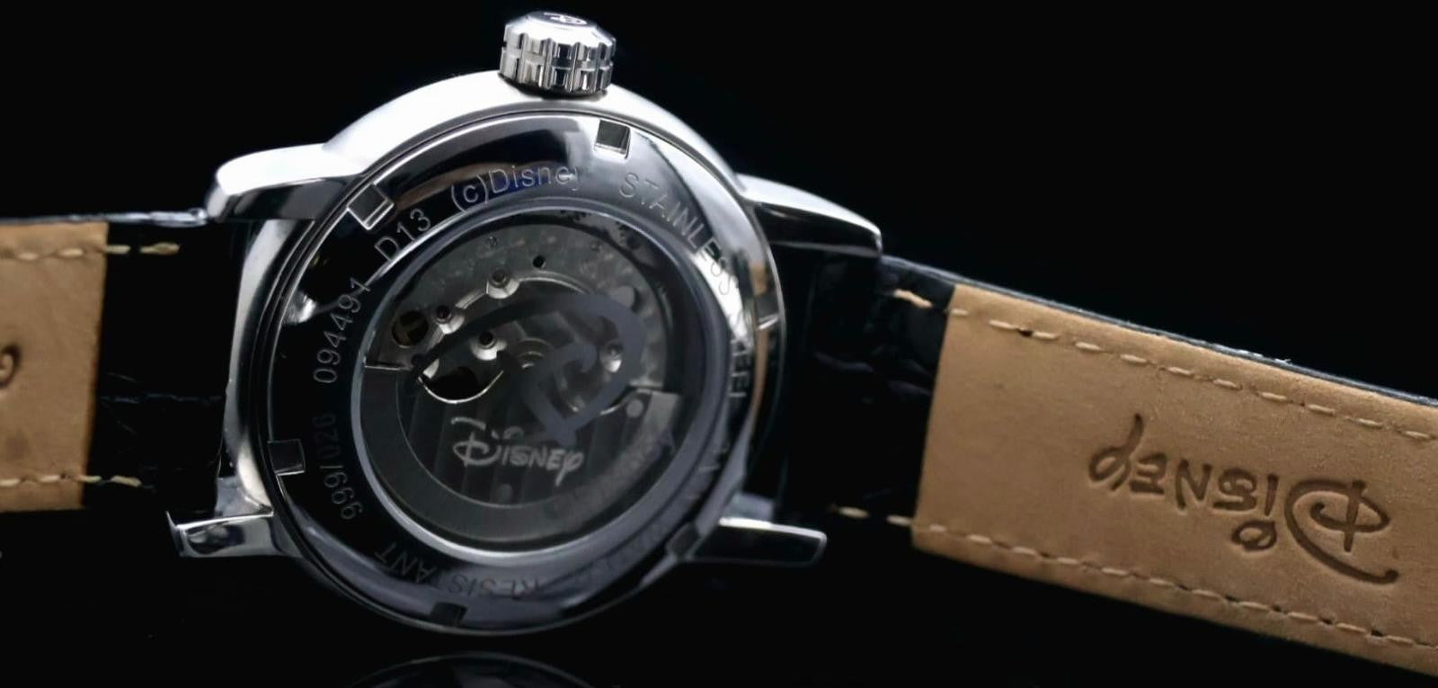 Disney Automatik Uhr Limitierte Edition Daisy Sammlerstück Retro VINTAGE Schwarz2