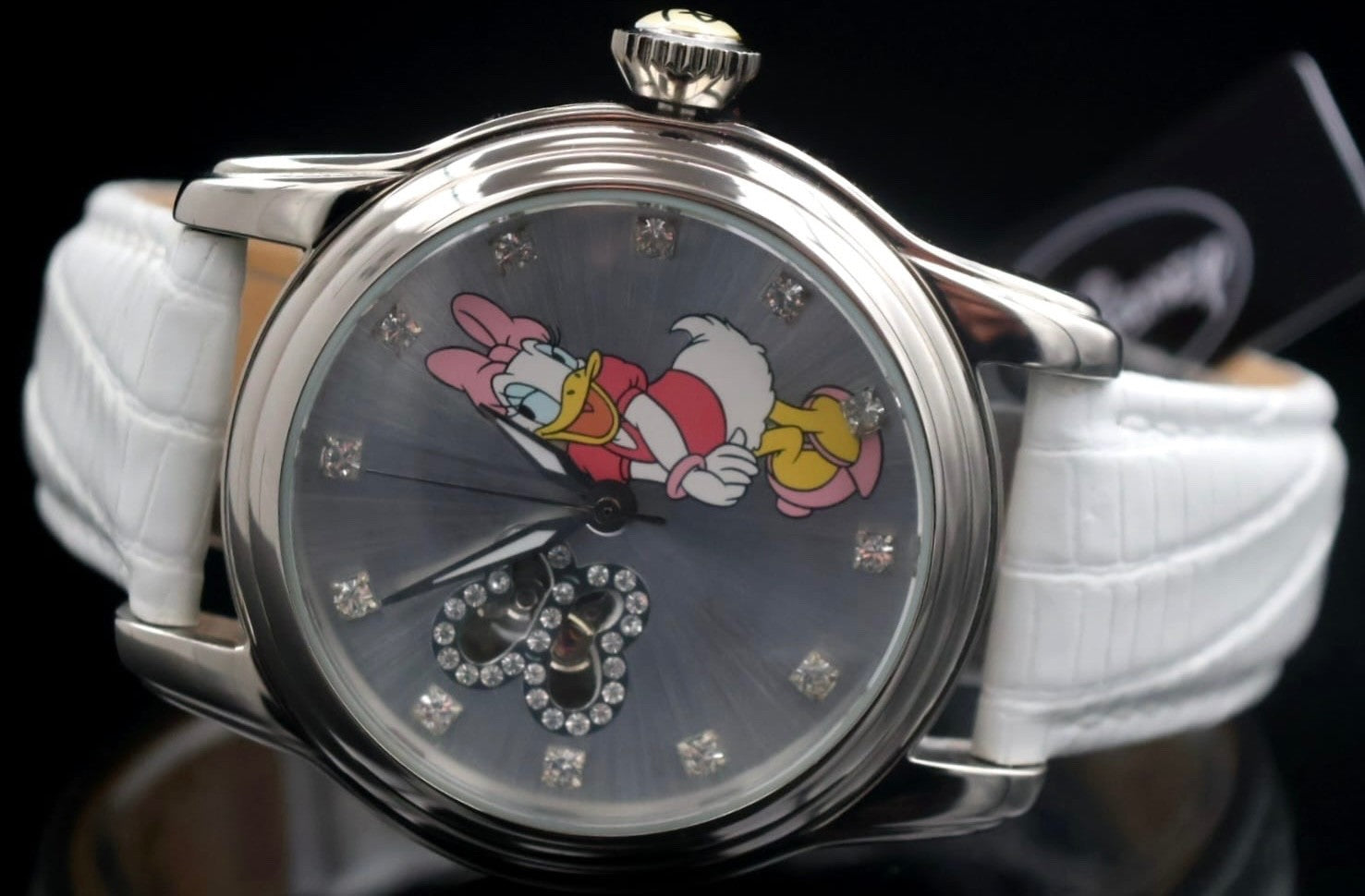 Disney Automatik Uhr Limitierte Edition Daisy Sammlerstück Retro VINTAGE Rarität1