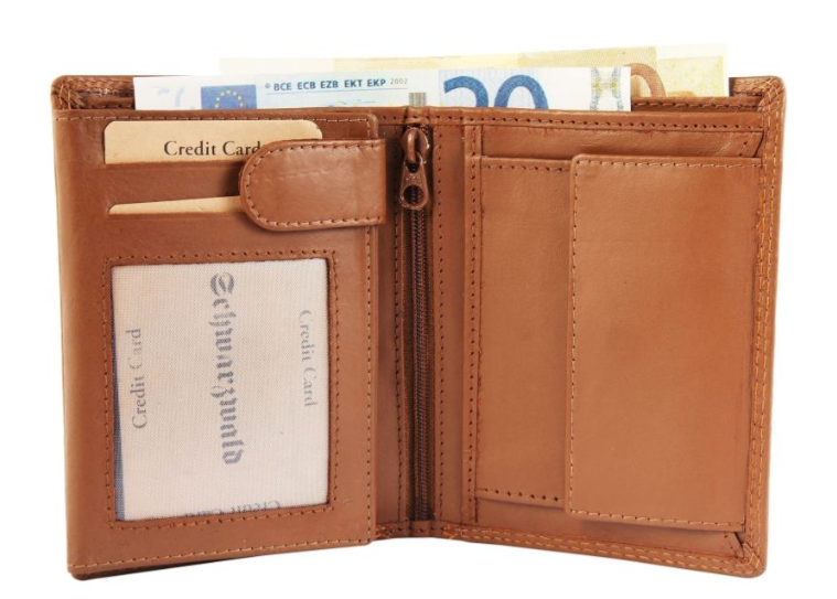 Schwarzwald Mädel Leder Portemonnaie Geldbeutel Portmonee Echtleder Braun Neu2