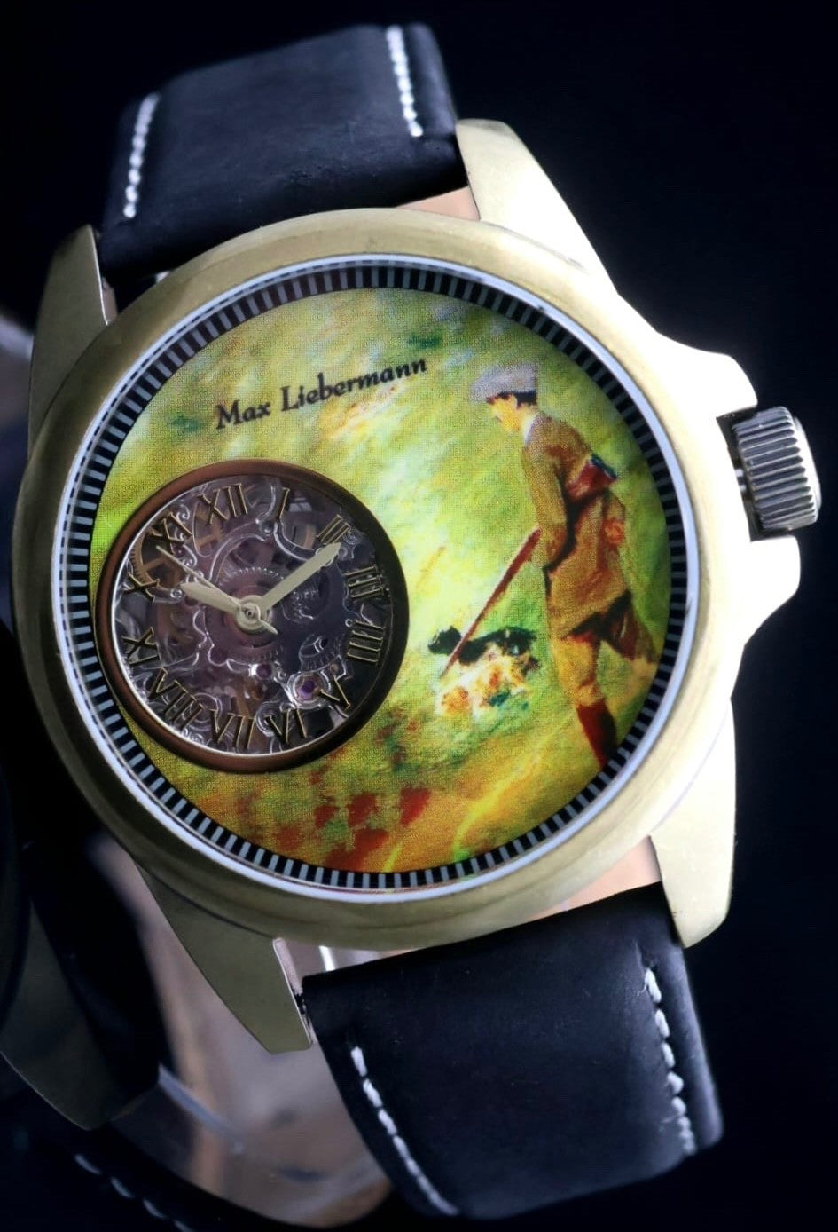 Max Liebermann Automatik Uhr Armbanduhr Mikrorotor Limitiert Sammlerstück NOS **0