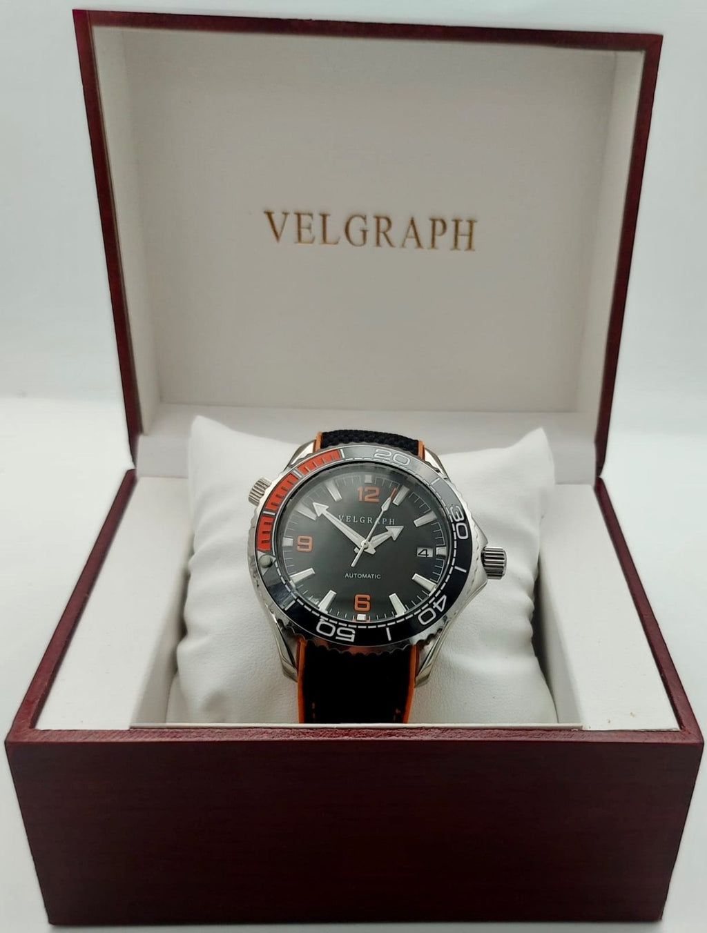 Velgraph 42 mm Automatic Watch | Drehbare Lünette | Geschraubte Krone | NH35 NEU2