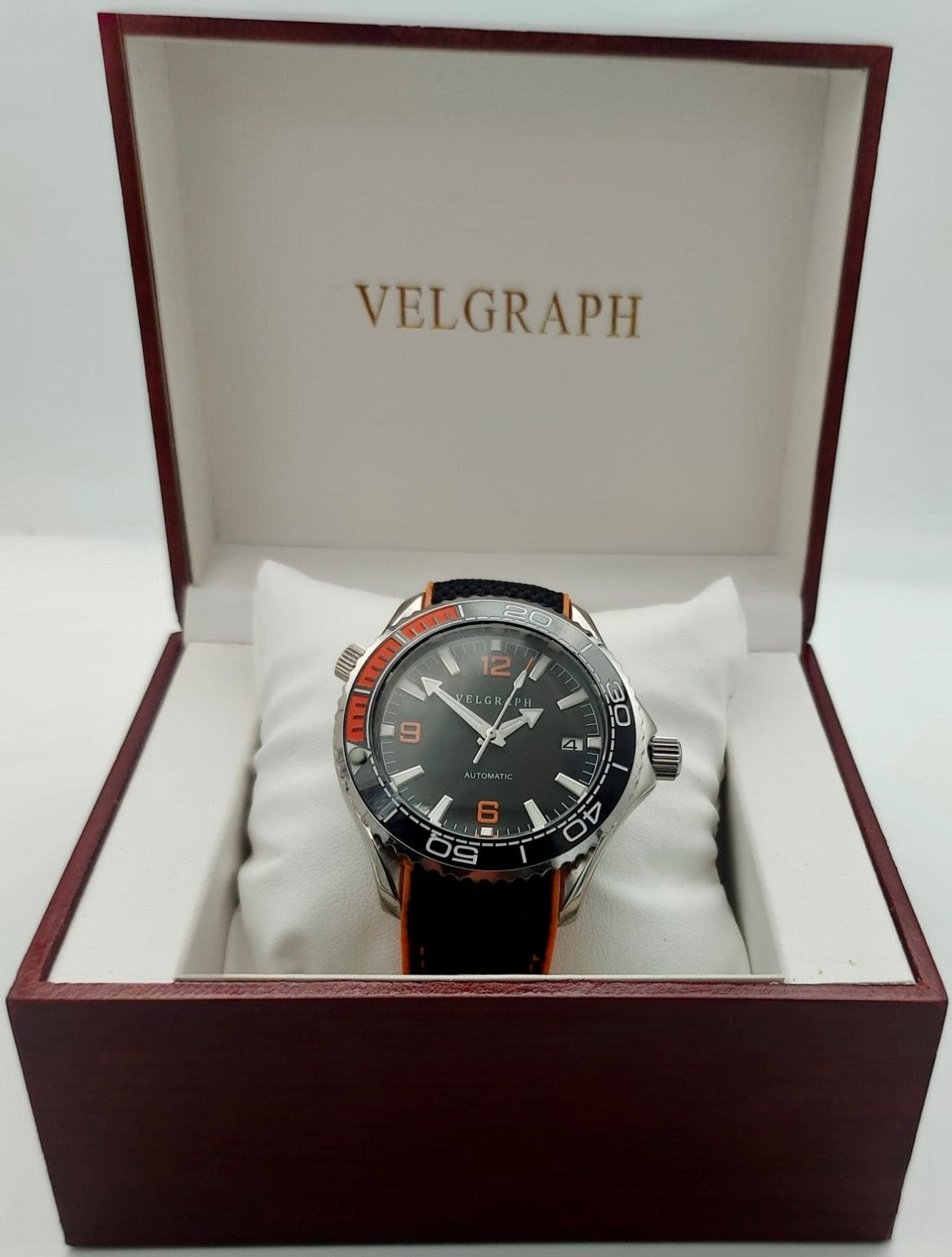 Velgraph 42 mm Automatic Watch | Drehbare Lünette | Geschraubte Krone | NH35 NEU2