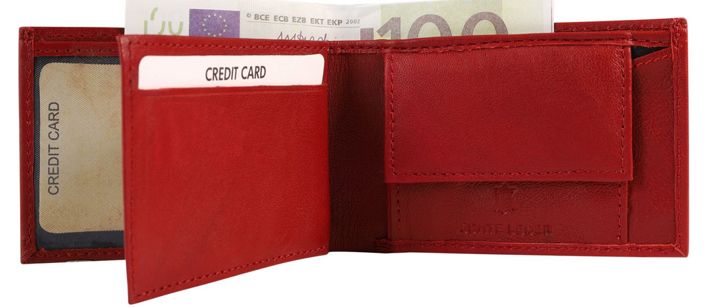 Excellanc Mini Leder RFID Geldbörse Echtleder Portemonnaie Geldbeutel Portmonee/2