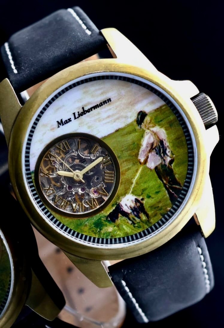Max Liebermann Automatik Uhr Armbanduhr Mikrorotor Limitiert Sammlerstück NOS /0