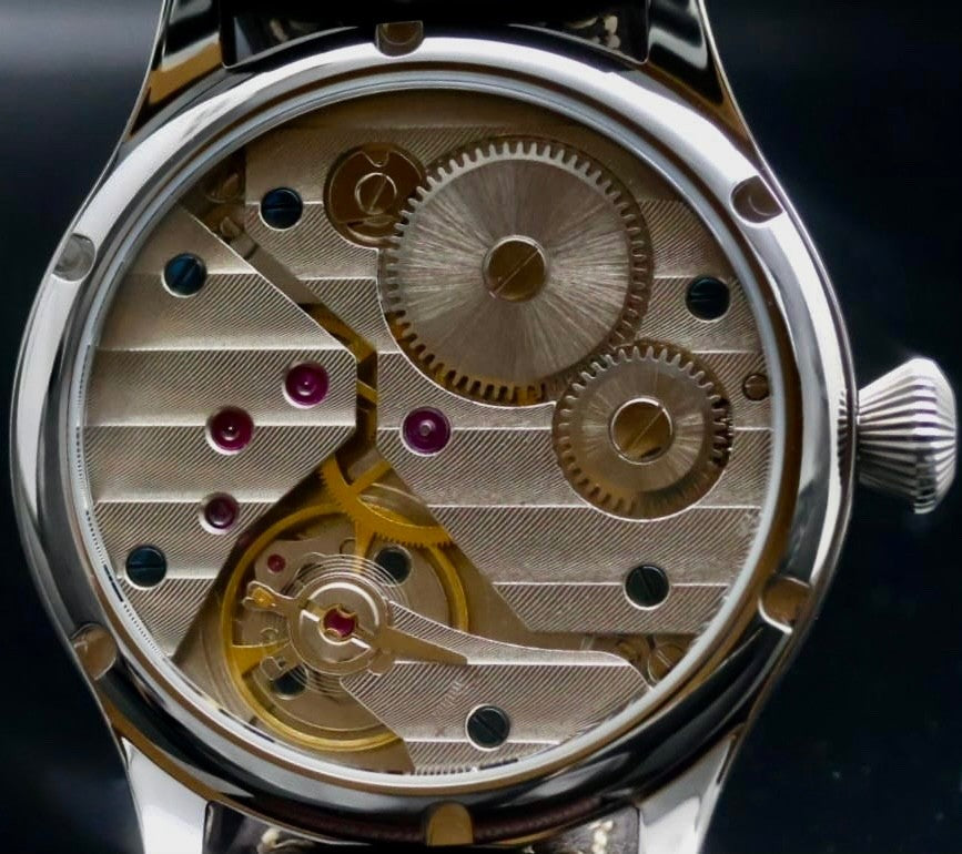 Velgraph Herrenuhr Flieger 42mm Handaufzug | Saphirglas 6497 Dial Seagull Rotor2