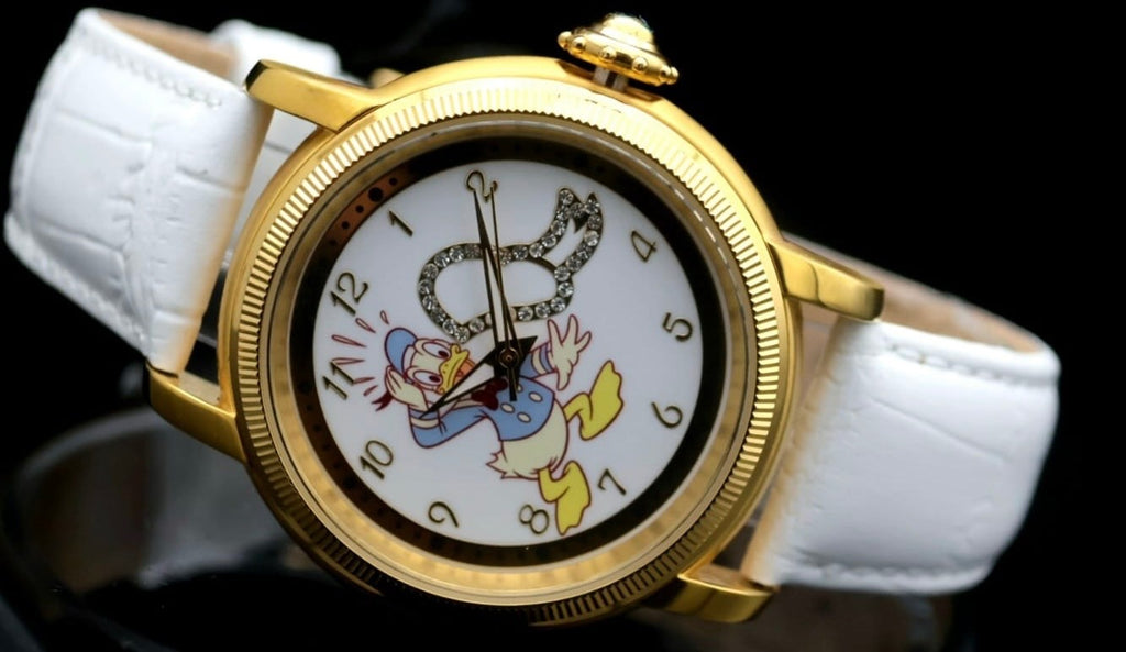 Disney Donald Duck Automatik Uhr Limitierte Edition  Sammlerstück Retro VINTAGE1