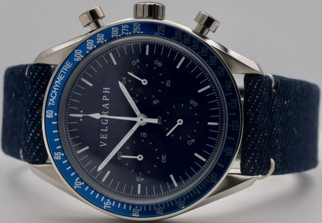 Velgraph - Vintage - Chronograph - Watch – VK63 Mechaquarz - 42 mm - Herrenuhr"2