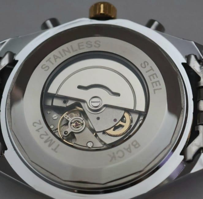 XL Automatik Herren Männer Armband Automatikuhr Herrenuhr Gold Silber Farben3