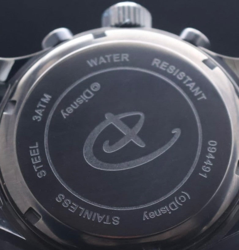 Disney Uhr Chronograph Sammlerstück Datumsanzeige Lederband VINTAGE *1