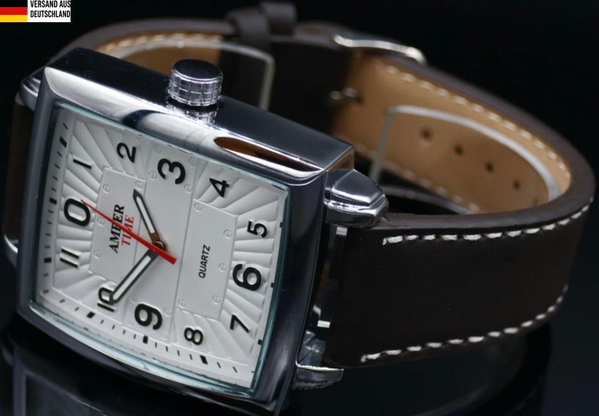 Herren Armband Männer Uhr Schwarz Analog Quarz *0