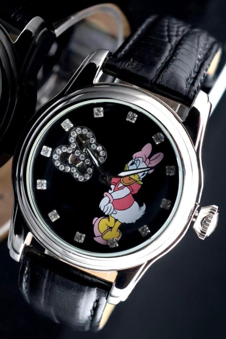 Disney Automatik Uhr Limitierte Edition Daisy Sammlerstück Retro VINTAGE 40mm1