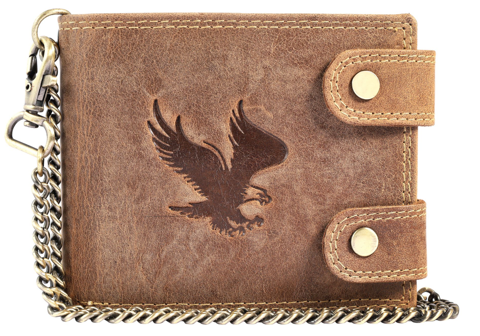 Leonardo Verrelli Büffel Leder Geldbörse Echtleder Portemonnaie " Adler " NEU*0