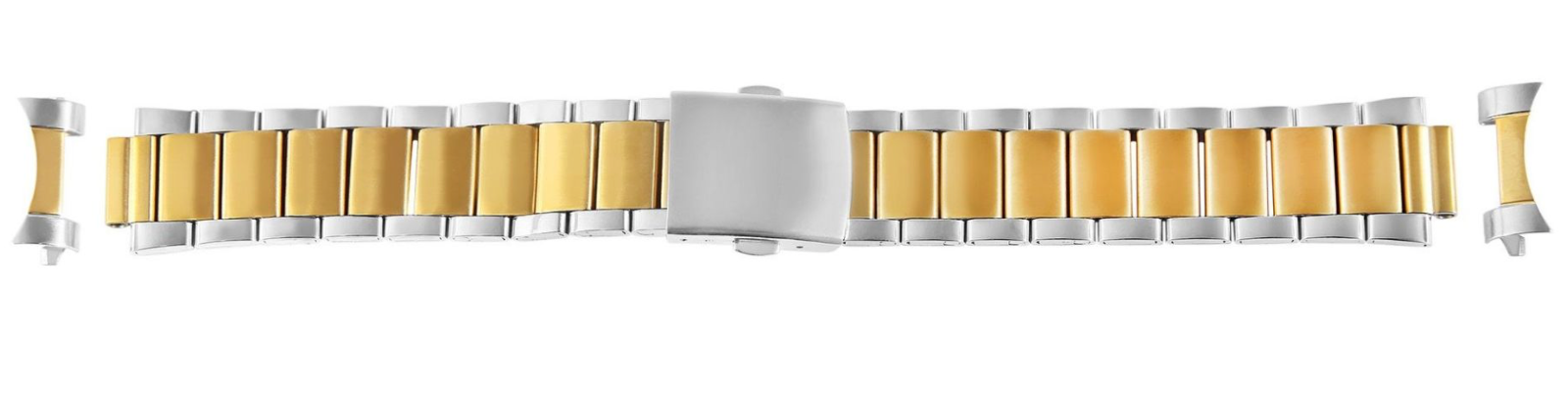 Engelhardt Uhrenarmband Edelstahl Armband Faltschließe Silber Gold Farben 22mm2