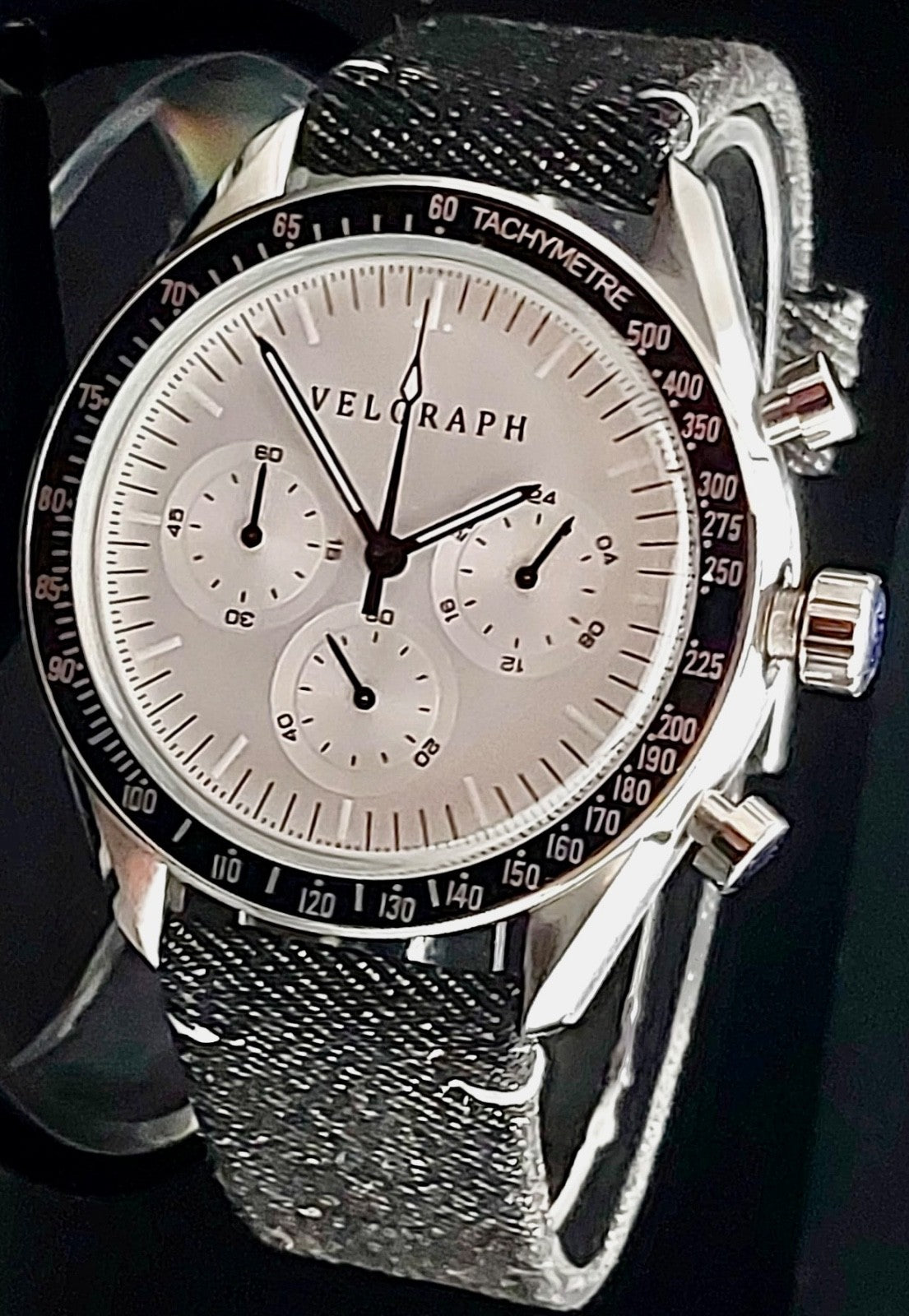 Velgraph - Vintage - Chronograph - Watch – VK63 Mechaquarz - 42 mm - Herrenuhr *0