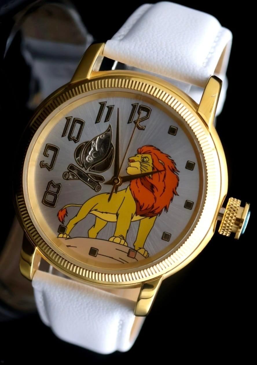 Disney Simba Löwe Automatik Uhr Limitierte Edition Sammlerstück Retro VINTAGE0