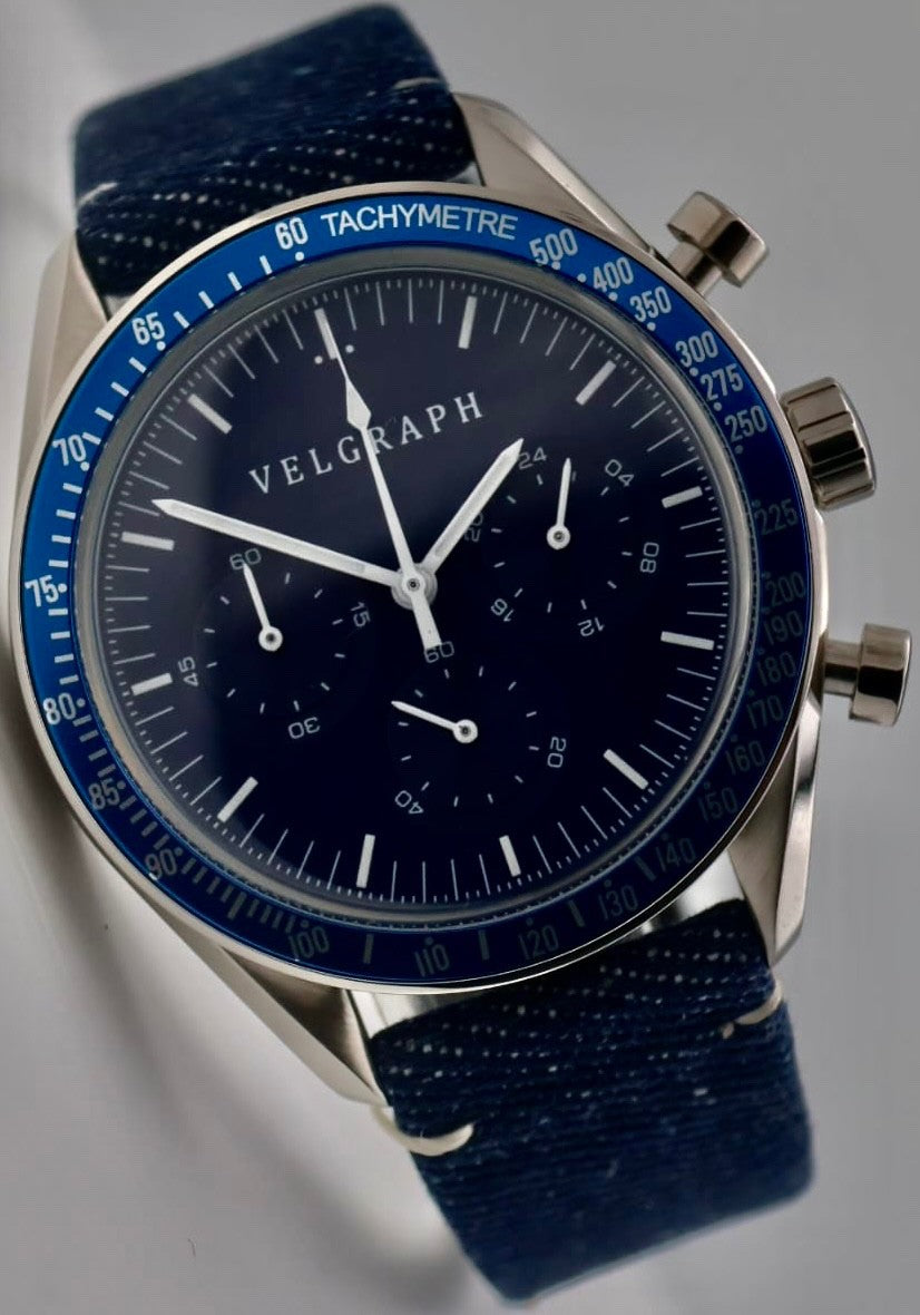 Velgraph - Vintage - Chronograph - Watch – VK63 Mechaquarz - 42 mm - Herrenuhr"0