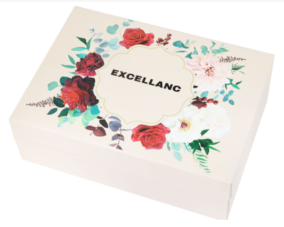 Excellanc Damen Geschenkset Armbanduhr Halskette und Ohrringe Roségold Farben2