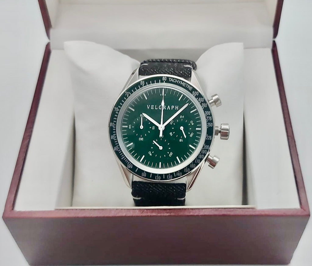 Velgraph - Vintage - Chronograph - Watch – VK63 Mechaquarz - 42 mm - Herrenuhr -2