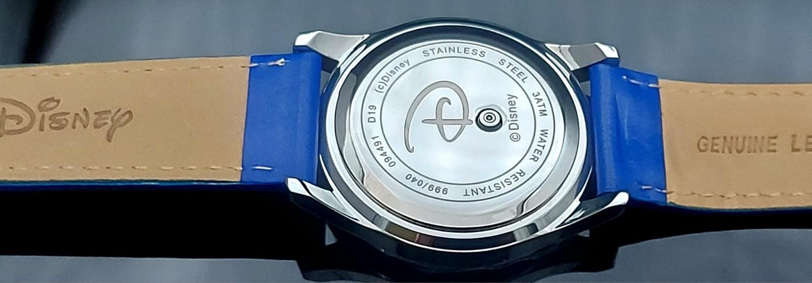 DISNEY   QUARZ  UHR  UNISEX  MICKY MAUS  LEDER  40MM   RETRO  LIMITIERT2