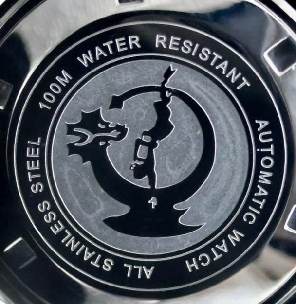 Lorsa Armbanduhr Herren Automatik Uhr Datum Taucher Style Lederarmband2