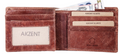 Akzent Leder Geldbörse RFID Echtleder Portemonnaie Geldbeutel Querformat Traktor0