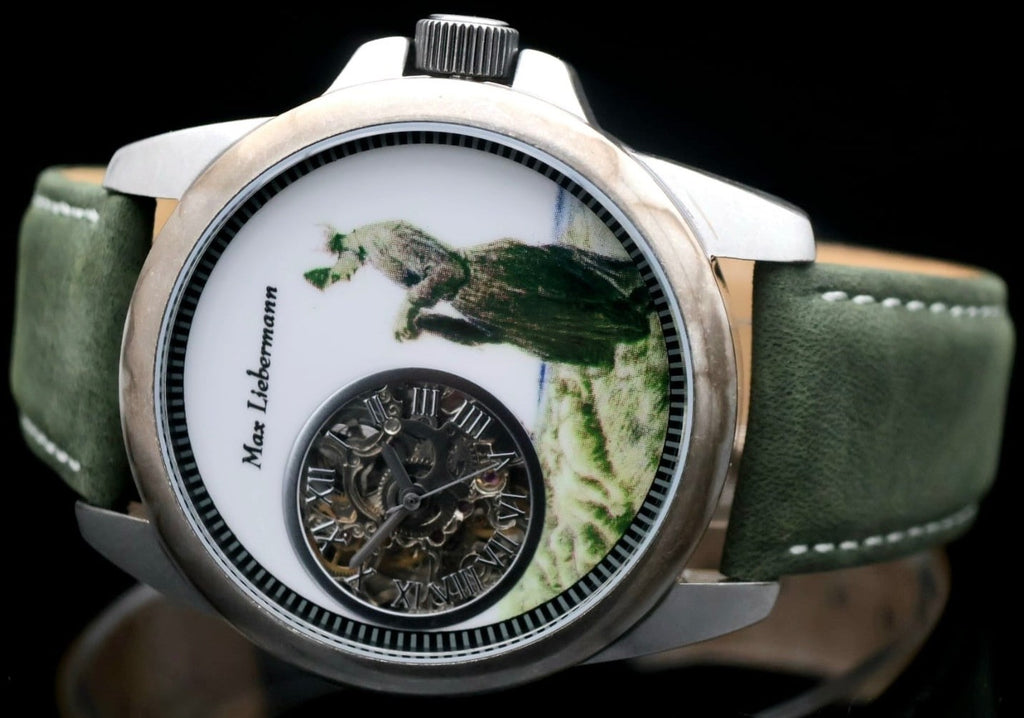 Max Liebermann Automatik Uhr Armbanduhr Mikrorotor Limitiert Sammlerstück NOS *1