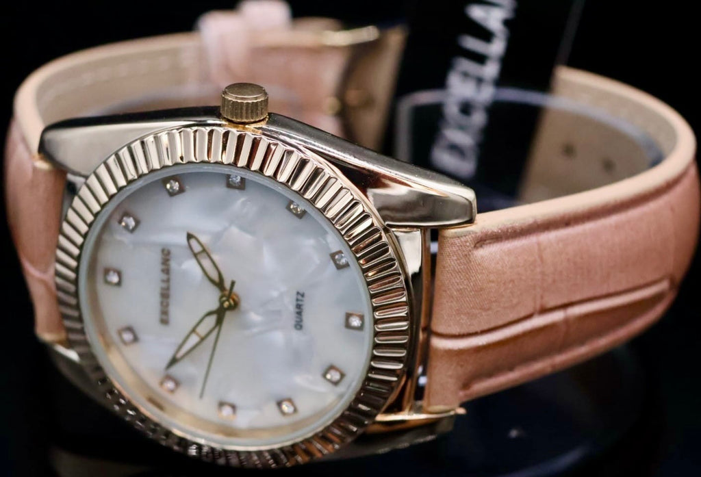 Edle Excellanc Uhr Damenuhr Armbanduhr Analog Quarz1