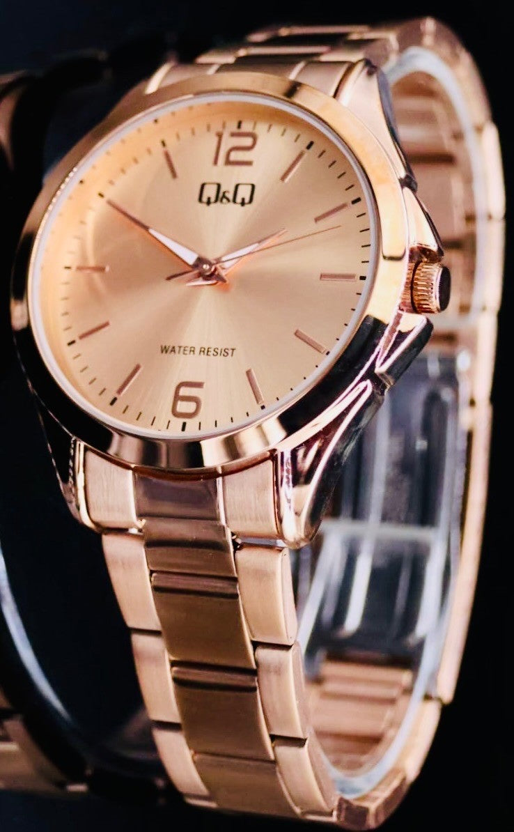 Q&Q by Citizen Damen Armband Uhr Frauen Rose Gold Farben NEU1