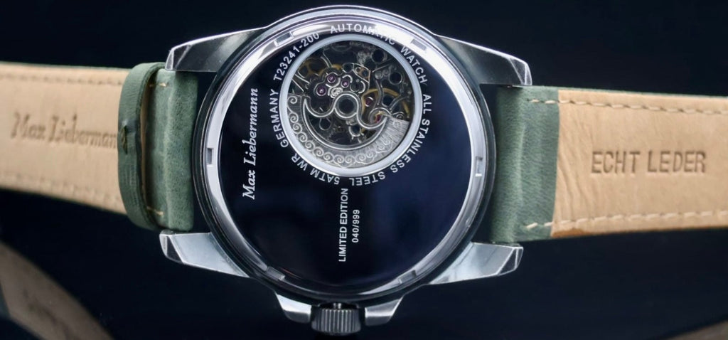 Max Liebermann Automatik Uhr Armbanduhr Mikrorotor Limitiert Sammlerstück NOS *2