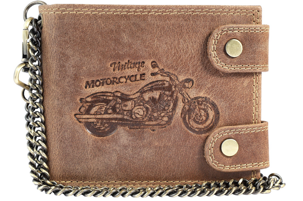 Leonardo Verrelli Büffel Leder Geldbörse Echtleder Portemonnaie Geldbeutel Bike"0