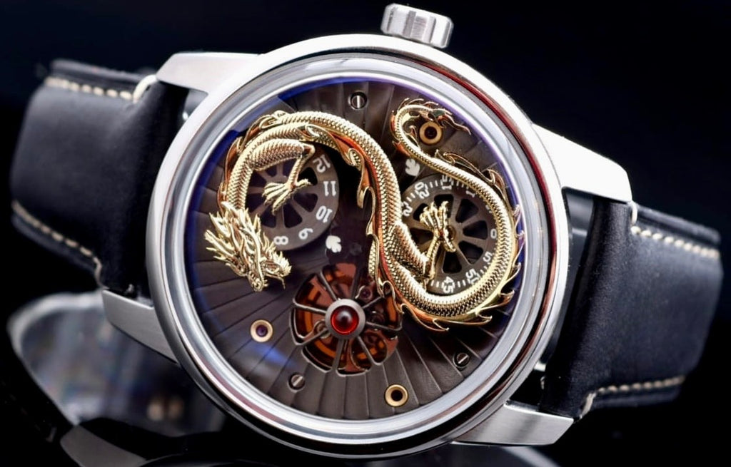OBLVLO JM-Dragon Automatik Herren Luxus Uhr 42mm Edelstahl Saphirglas Skeleton1
