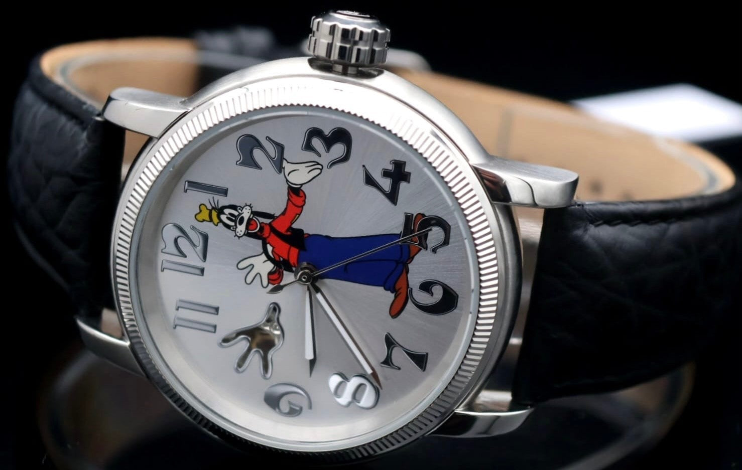 Disney Goofy Automatik Uhr Limitierte Edition  Sammlerstück Retro VINTAGE NEU1