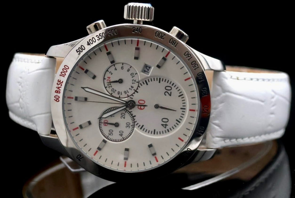 Disney Uhr Chronograph Sammlerstück Datumsanzeige Lederband VINTAGE1