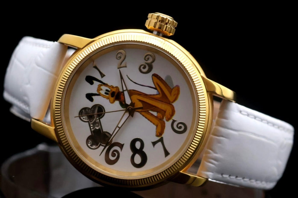 Disney Automatik Uhr Limitierte Edition Pluto Sammlerstück Retro VINTAGE1