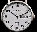 Omax Herren Armband Uhr Herrenuhr Datum Flaches Design SLIM IP Veredelt Slim *0