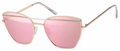 Gil Design Sonnenbrille Damen Frauen UV400 Schmetterlingsform Rosa verspiegelt0
