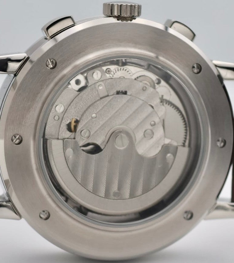 Velgraph Herrenuhr 42mm Automatik | Lederband | Vollkalender | NH35 | Seagull /2