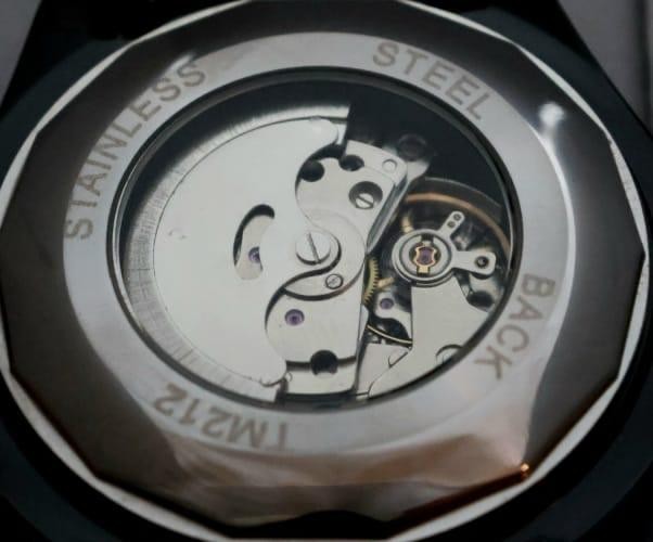 XL Automatik Herren Männer Armband Automatikuhr Herrenuhr Blau Schwarz Farben3