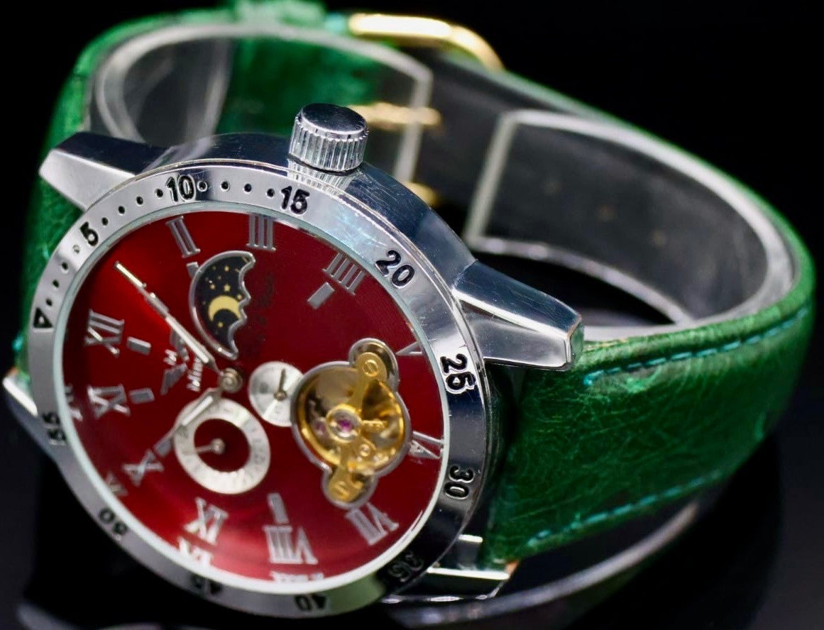 Mega Edle Minoir Avignon Herren Uhr Automatikuhr Armbanduhr Minoir Herrenuhr #0