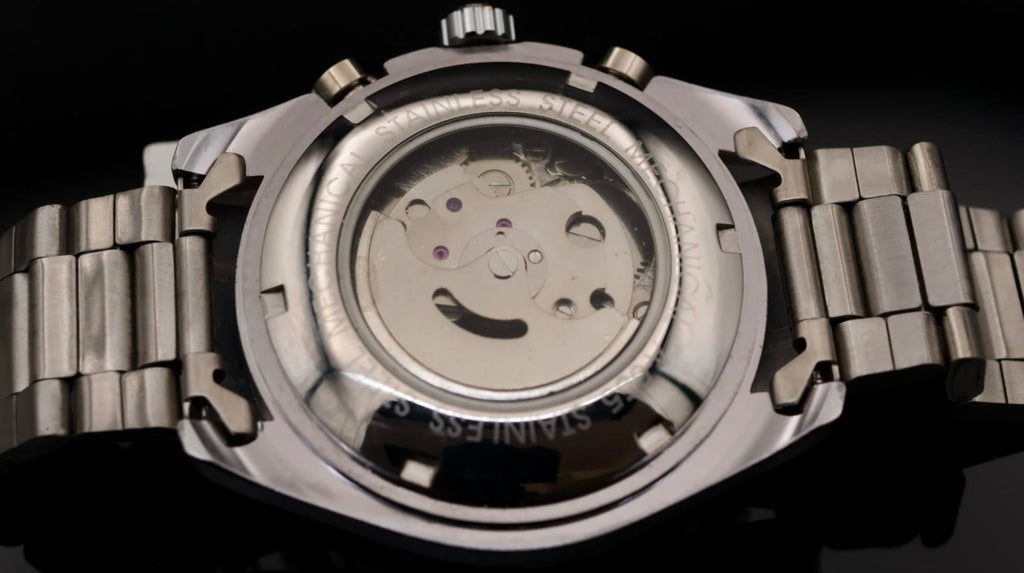 JARAGAR Herren Automatikuhr Chronographen Funktion Armband Uhr Silber Farben NEU2